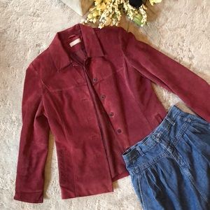 Kate Hill Suede Plum Jacket
